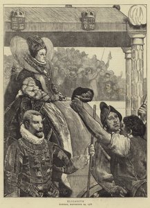 Rainha Elizabeth a caminho de São Paulo de James Dromgole Linton
